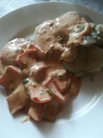 Lulas com molho aurora