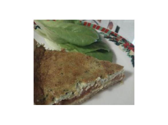 Quiche de tomate e manjericão