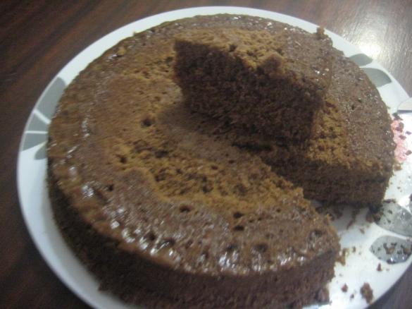 bolo humido de chocolate e coco