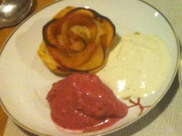 Gelado de fruta congelada