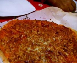 Pizza Perú e Molho Barbecue