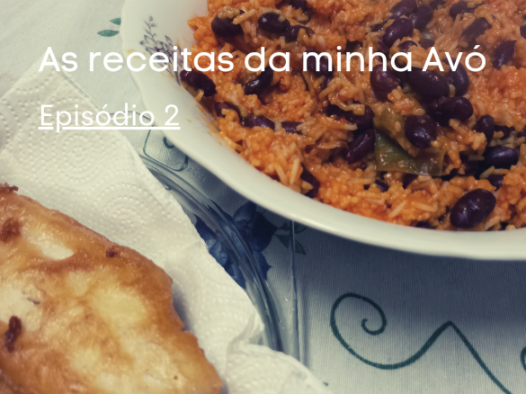 Arroz de feijão da avó com peixinho frito