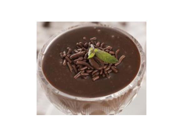 Mousse de chocolate e menta