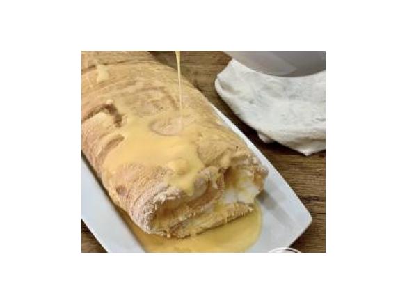 Torta de claras com creme de leite condensado