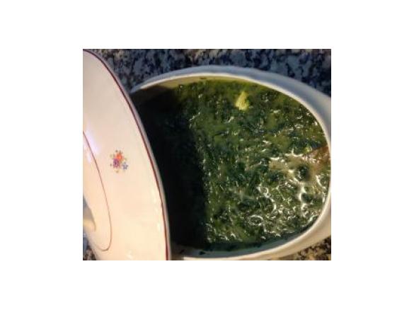 Caldo de espinafres