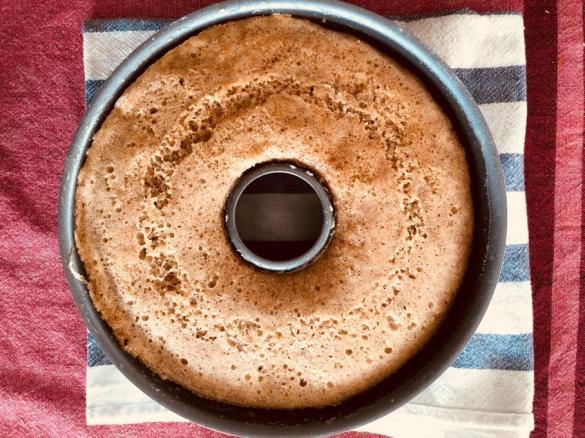 Bolo da massa do pão