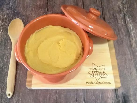 Puré de batata doce e marmelo