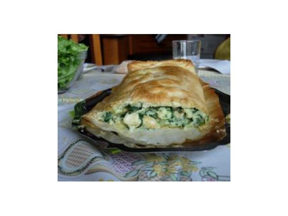 Pescada em crosta de massa folhada