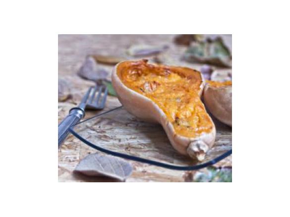 Abóbora Recheada com Tamboril e Camarão