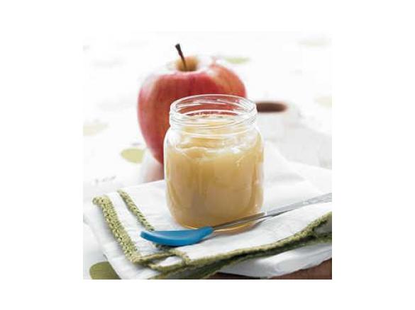 Puré de maçã para bebés