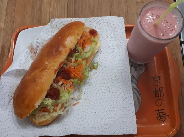 Pão para cachorro quente