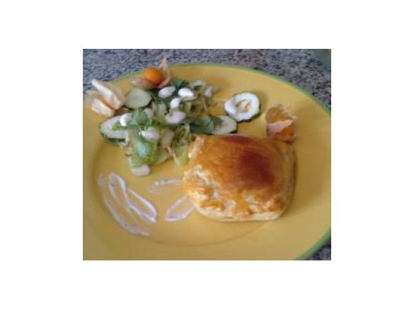 Folhadinhos de atum com legumes escondidos