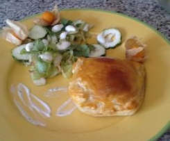 Folhadinhos de atum com legumes escondidos