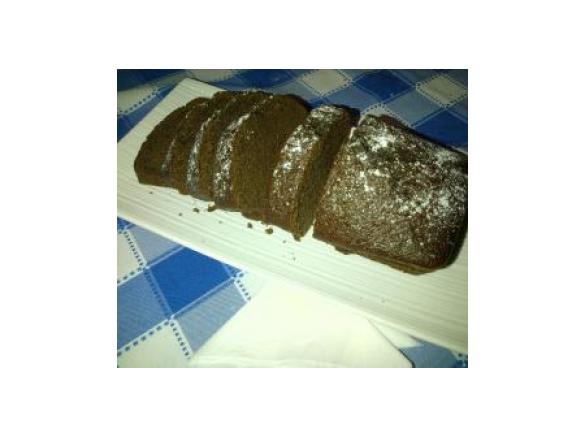 Bolo húmido de alfarroba