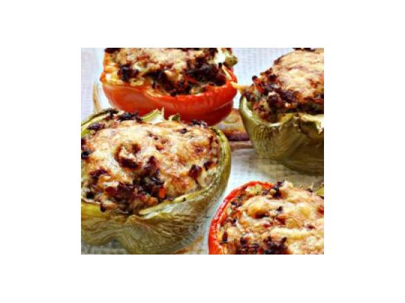 Pimentos Recheados com Borrego