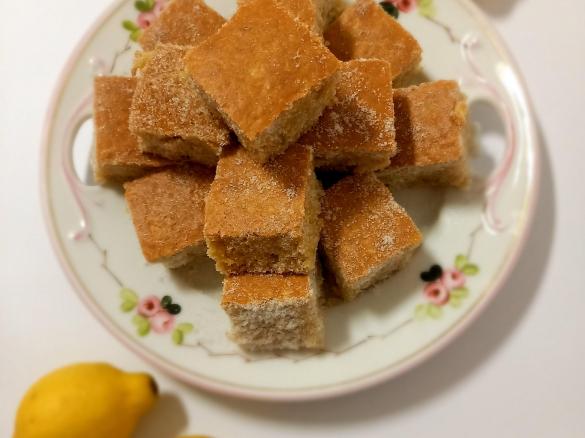 Quadrados de Limão  (Aproveitamento de Limonada)