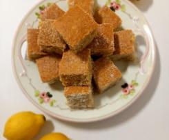 Quadrados de Limão  (Aproveitamento de Limonada)