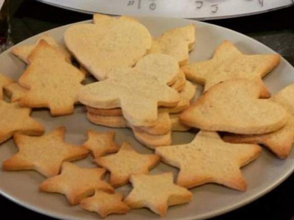 Bolachas de gengibre e funcho