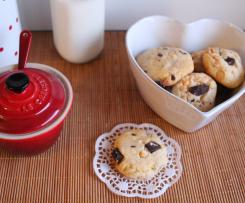 Bolachas com Pepitas de Chocolate (Cookies Americanas)