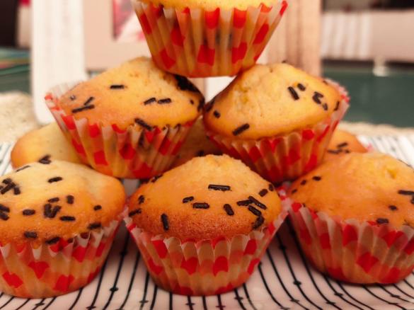 Mini queques com 12 passas