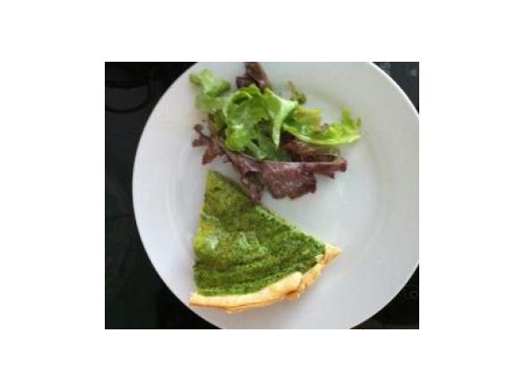Quiche de espinafres com ricotta