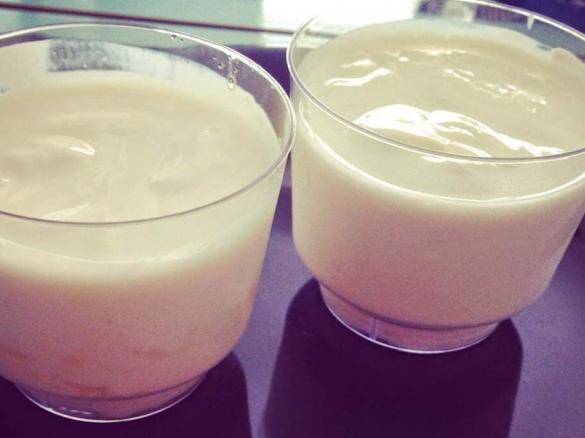 Iogurte Grego de Soja com aroma a Bolacha Maria