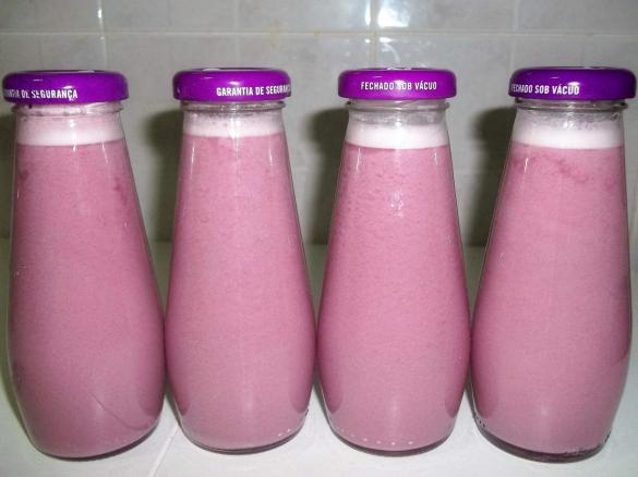 Iogurte líquido de frutos silvestres