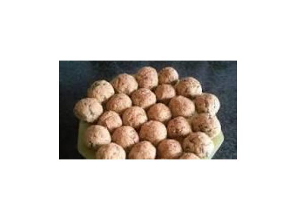 Almondegas de lentilhas e cogumelos