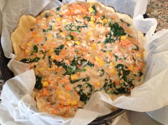 Quiche de espinafres