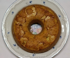 Bolo de Maçã com Manteiga de Amendoim
