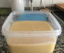 Creme de feijão branco com Batata e Courgette