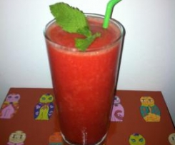 Sumo de Morango (versões com e sem álcool)