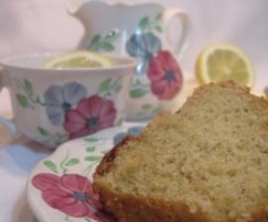 Bolo lima-limão, azeite e mel