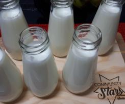 Iogurte líquido de baunilha