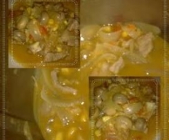 Febras de porco com mostarda