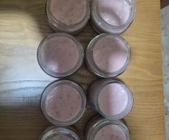 Iogurtes de morangos