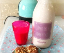 Iogurte líquido com aroma a melancia