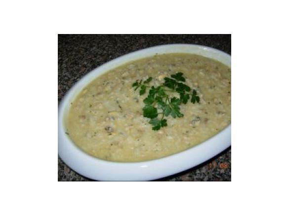 Risotto com ameijoas