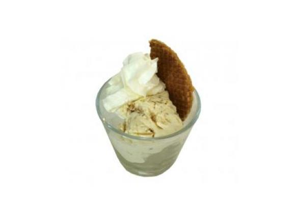 Gelado Doce de Leite com bolacha Stroopwaffel