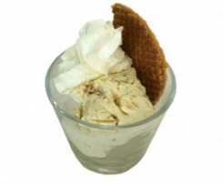 Gelado Doce de Leite com bolacha Stroopwaffel