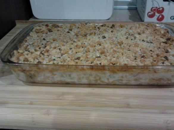 Massa Gratinada com curgete