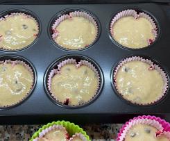 Variante Muffins de Banana e Chocolate (só com 1 Ovo)
