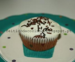 Cupcakes de Chocolate com Creme