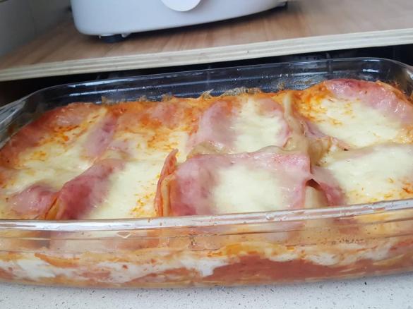 Lasanha de Queijo e Fiambre