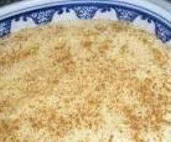 Tapioca doce com laranja