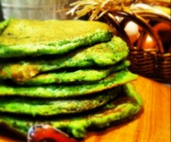 panquecas de espinafres