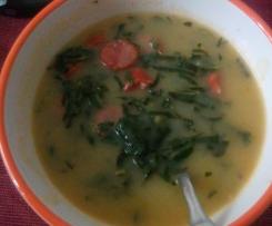 Caldo verde sem batata