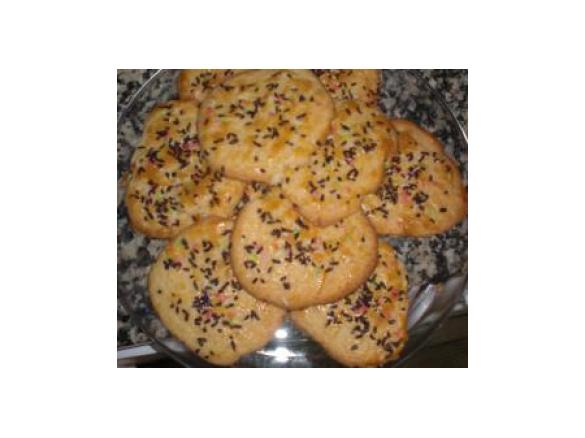 Bolachas Coloridas de Coco