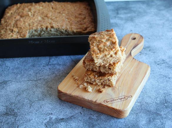 Quadrados de Maçã, Canela e Aveia