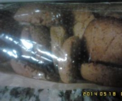 Bolinhos de sementes,laranja e limão